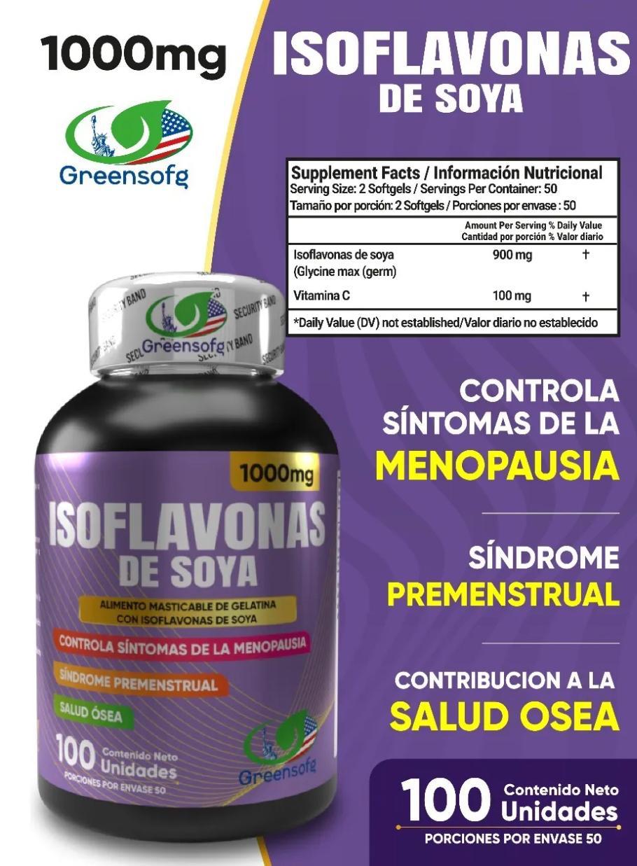 Isoflavonas de Soya — Controla síntomas de la menopausia